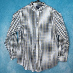 Croft & Barrow Stretch Long Sleeve Button Down Shirt, Plaid, Men's, Size XL